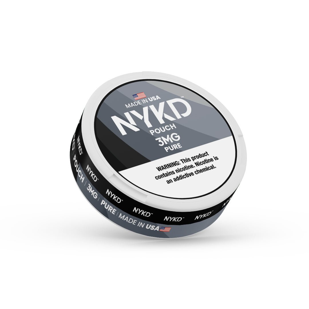 NYKD-Pure-3MG NYKD POUCH USA - Premium Nicotine Pouches - Pure | Single Can - Image 1